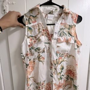 Sleeveless blouse from New York and Company, size XS.